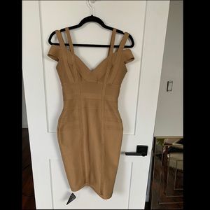 Gold Bodycon Dress